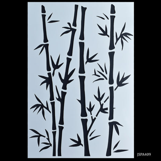 Gift To Love | Bamboo Tree Stencil | Size : A4 | Code : JSPA409