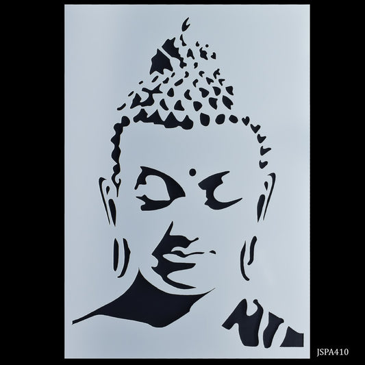 Gift To Love | Gautam Buddha Stencil | Size : A4 | Code : JSPA410