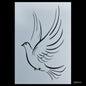 Gift To Love | Pigeon Design Stencil | Size : A4 | Code : JSPA414