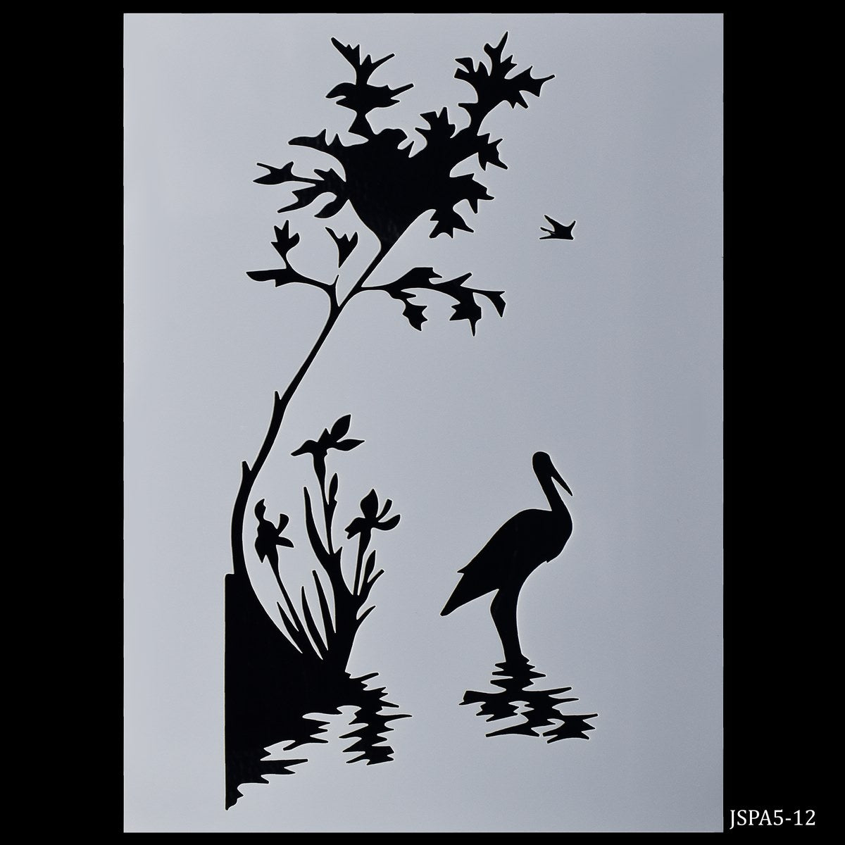 Gift To Love | Swan Design Stencil | Size : A5 | Code : JSPA5-12