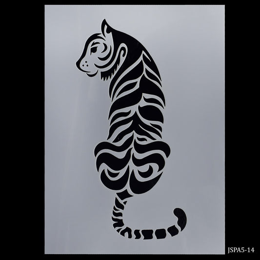 Gift To Love | Tiger Design Stencil | Size : A5 | Code : JSPA5-14