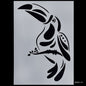 Gift To Love | Bird Design Stencil | Size : A5 | Code : JSPA5-15