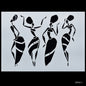 Gift To Love | African Tribes Stencil | Size : A5 | Code : JSPA5-1
