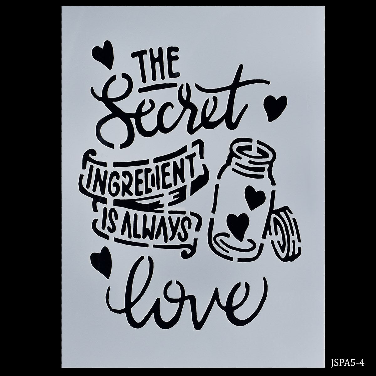Gift To Love | The Great Stencil | Size : A5 | Code : JSPA5-4