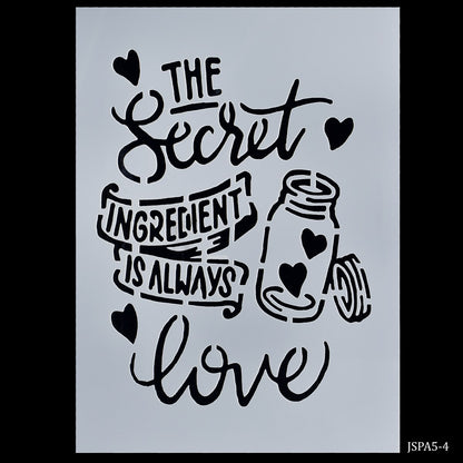 Gift To Love | The Great Stencil | Size : A5 | Code : JSPA5-4
