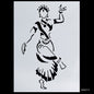 Gift To Love | Bharatanatyam Stencil | Size : A5 | Code : JSPA5-9