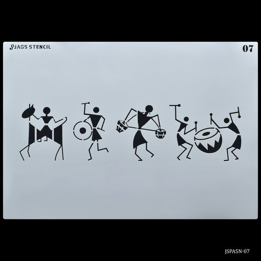 Gift To Love | Stencil Number 7 | Size : A5 | Code : JSPA5N-07