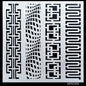 Gift To Love | Stencil Plastic Border 4 In 1 | Size : 2 X 8 Inch | Code : JSPB2X8E
