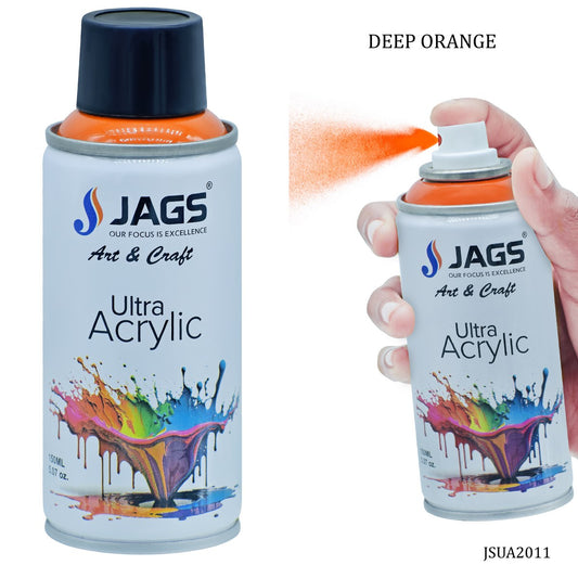Gift To Love | Spray Ultra Acrylic | Color : Deep Orange | Size : 150 Ml | Code : JSUA2011