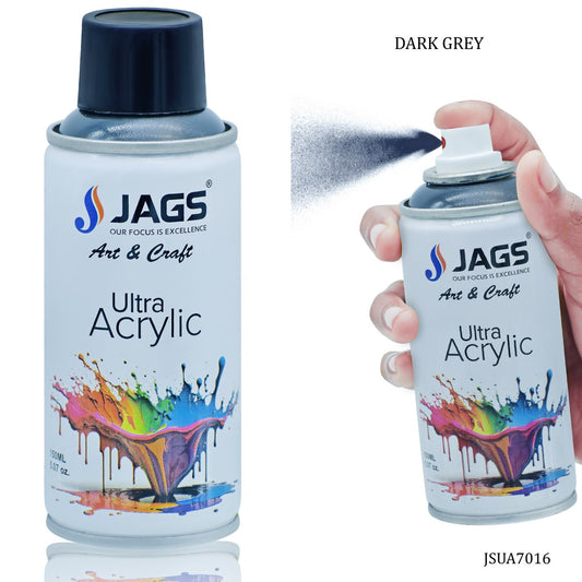 Gift To Love | Spray Ultra Acrylic | Color : Dark Grey | Size : 150 Ml | Code : JSUA7016