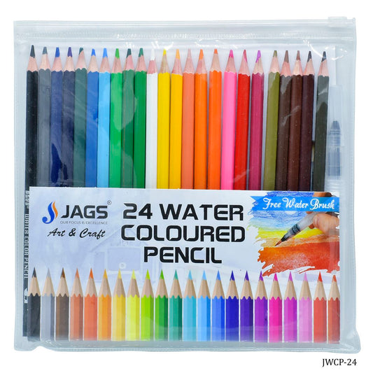 Gift To Love | Water Colour Pencil | Pcs : 24 Colours | Code : JWCP-24