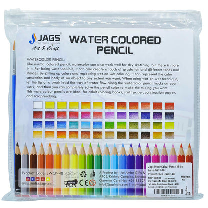 प्यार को उपहार दें | वॉटर कलर पेंसिल | पीस : 48 रंग | कोड : JWCP-48