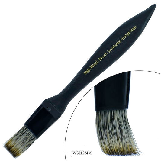 Gift To Love | Wash Brush Synthetic Imitation Hair | Color : Black Handle | Size : 12 Mm | Code : JWSI12MM