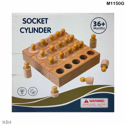 Gift To Love | Knob Cylindrical Block | Pcs : 4 Pcs | Code : KB4