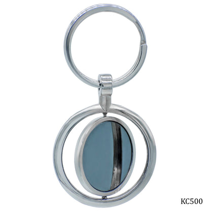 Gift To Love | Key Chain Plain Round | Color : Black | Code : KC500