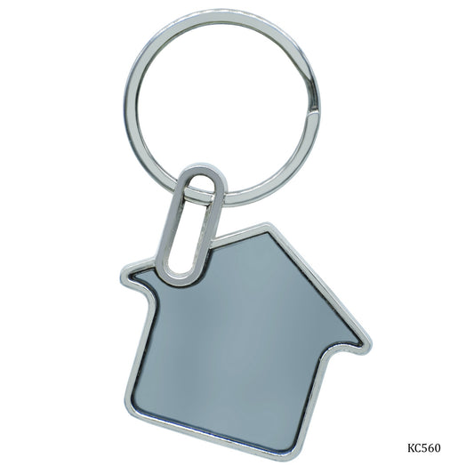Gift To Love | Key Chain Plain House | Color : Black | Code : KC560