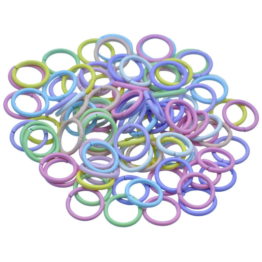 Gift To Love | Jewellery Jump Ring | Color : Colourful Medium | Pcs : 25 Gm | Code : KH25P-4