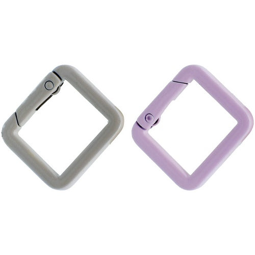Gift To Love | Key Ring Fitting Square Big 2Pc Mix Colour | Code : KHC2P-4