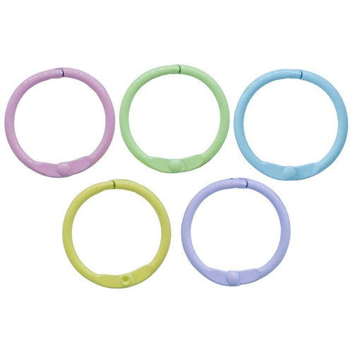 Gift To Love | Key Ring Fitting Round Medium 5Pc Mix Colour | Code : KHC5P-11