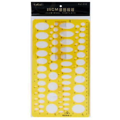Gift To Love | Stencil Plot Model Oval Template | Size : 25 Cm | Code : KJ-012