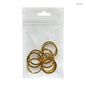 Gift To Love | Key Ring | Color : Gold | Size : 2 Mm X 30 Mm | Pcs : 10 Pcs | Code : KR10G