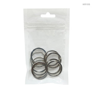 Gift To Love | Key Ring | Color : Silver | Size : 2 Mm X 30 Mm | Pcs : 10 Pcs | Code : KR10S