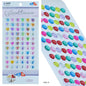 Gift To Love | Heart Gem Stones Sticker | Color : Multicolour | Code : KSQ-10