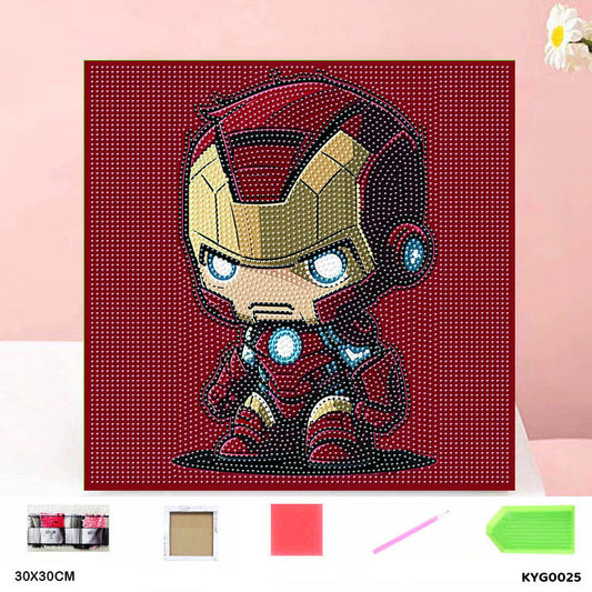Gift To Love | Diamond Painting Diy Kit Glow In Dark | Size : 30 X 30 Cm | Pcs : 1 Set | Code : KYG0025