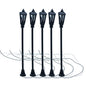 Gift To Love | Miniature Model Street Lamp Light 5pcs | Code : LD-6