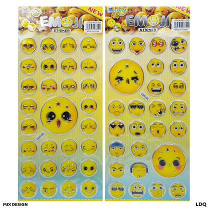 गिफ्ट टू लव | स्माइल स्टिकर | रंग : सिल्वर बॉर्डर | कोड : LDQ