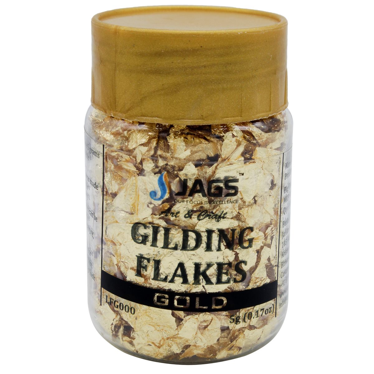 Gift To Love | Gilding Flakes Big Bottle | Color : Gold | Code : LFG000