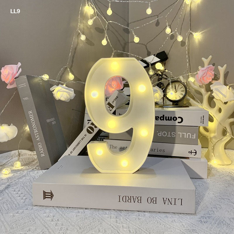 Gift To Love | Led Number 9 | Size : 8.5 Inch | Code : LL9