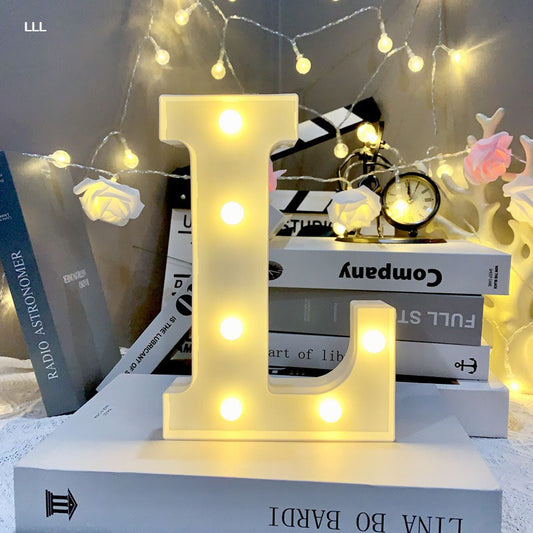 Gift To Love | Led Letter L | Size : 8 Inch | Code : LLL