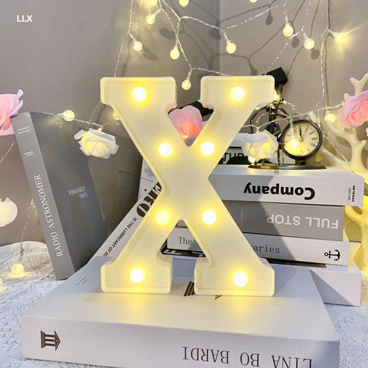 Gift To Love | Led Letter X | Size : 8 Inch | Code : LLX