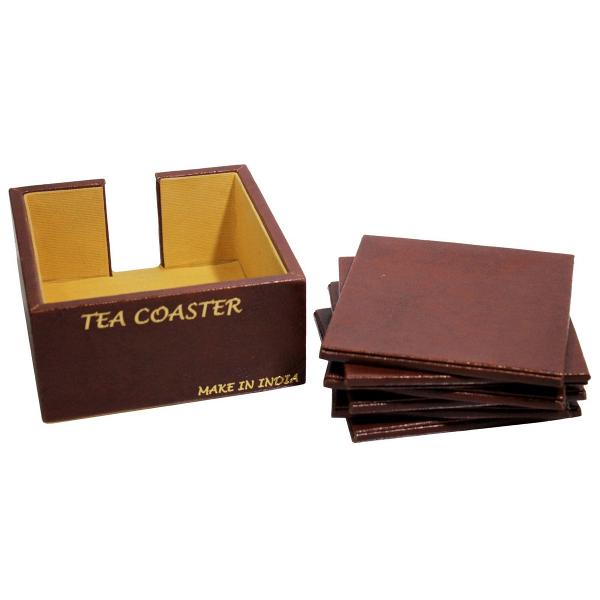 Gift To Love | Leather Tea Coaster Cherry | Code : LTCC00
