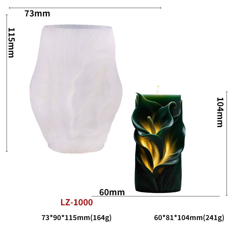 Gift To Love | Silicon Candle Mould | Code : LZ1000