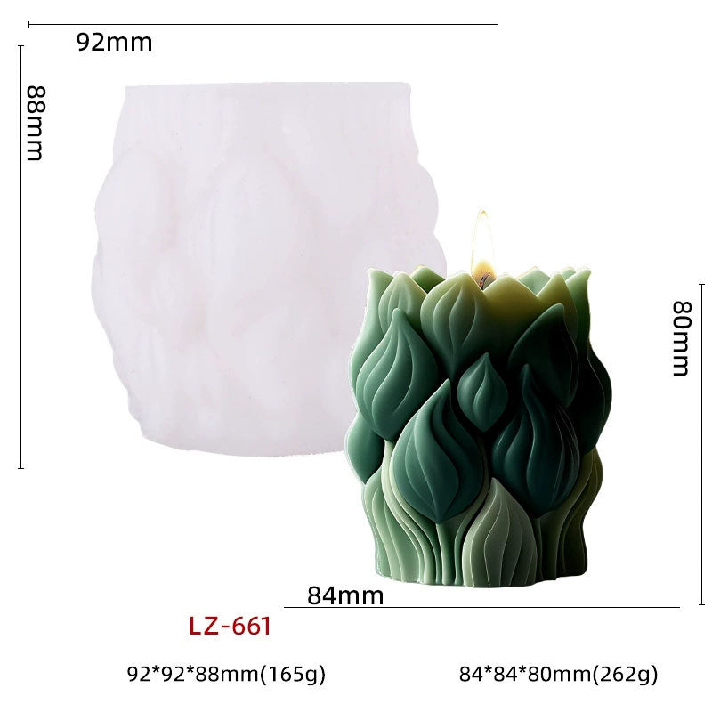 Gift To Love | Silicon Candle Mould | Code : LZ661