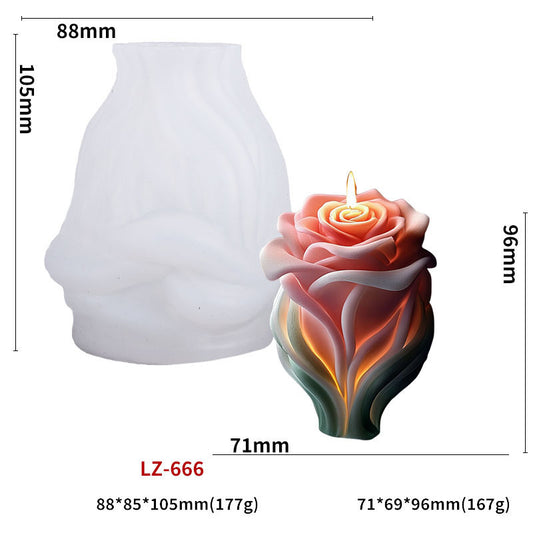 Gift To Love | Silicon Candle Mould | Code : LZ666