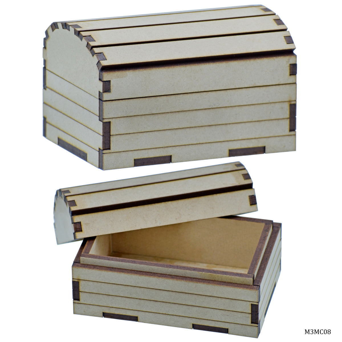 Gift To Love | Mdf 3D Miniature Cutout Sandook Box | Pcs : 2 Pcs | Code : M3MC08