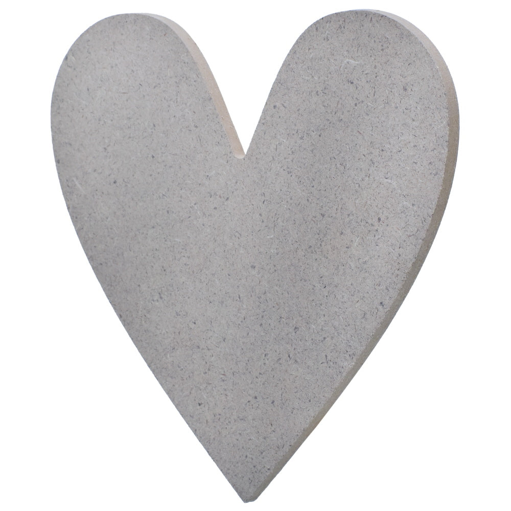 गिफ्ट टू लव | एमडीएफ हार्ट कट आउट शीट | आकार: 8 मिमी x 8.80 x 9 इंच | कोड : M8HC00