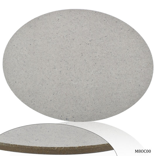Gift To Love | Mdf Oval Cut Out Sheet | Size : 8 Mm X 6.86 X 9 Inch | Code : M8OC00