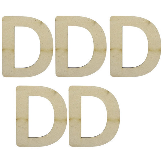 Gift To Love | Mdf Alphabets Letter | Size : 4 Inch | Pcs : 5 Pcs | Code : MAL4-D