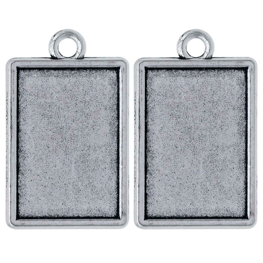 Gift To Love | Metal Craft Fitting Rectangle | Pcs : 2 Pcs | Code : MC-1005