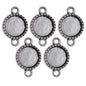 Gift To Love | Metal Craft Fitting Round Double Hole | Pcs : 5 Pcs | Code : MC-1043
