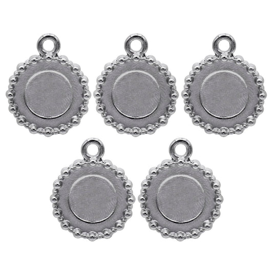 Gift To Love | Metal Craft Fitting Round | Pcs : 5 Pcs | Code : MC-1381