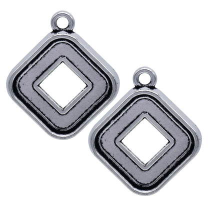 Gift To Love | Metal Craft Fitting Square | Pcs : 2 Pcs | Code : MC-1382