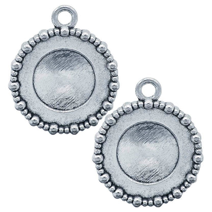 Gift To Love | Metal Craft Fitting Round | Pcs : 2 Pcs | Code : MC-1400