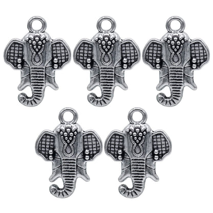 Gift To Love | Metal Craft Fitting Elephant Head | Pcs : 5 Pcs | Code : MC-2034