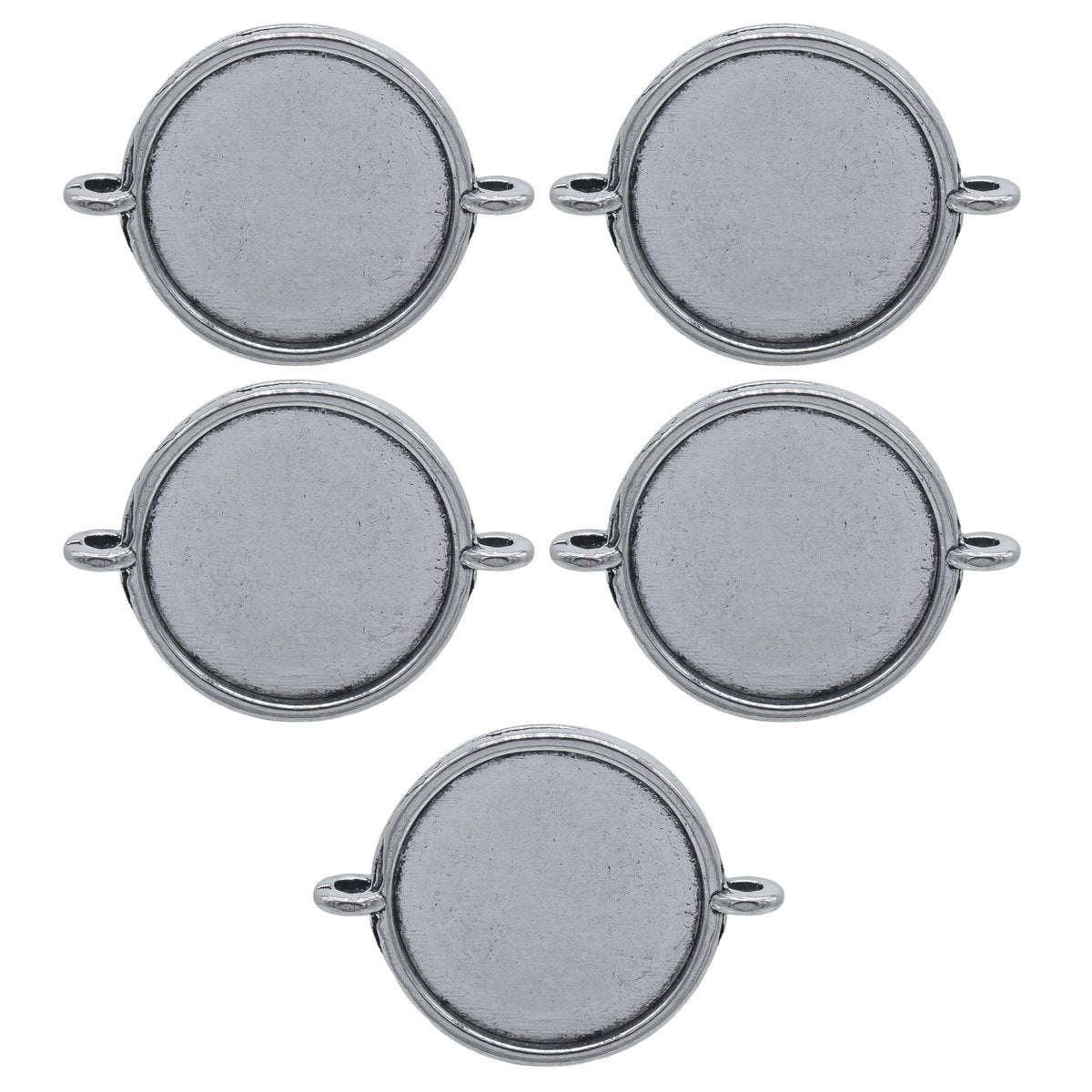 Gift To Love | Metal Craft Fitting Round Double Hole | Pcs : 5 Pcs | Code : MC-3300