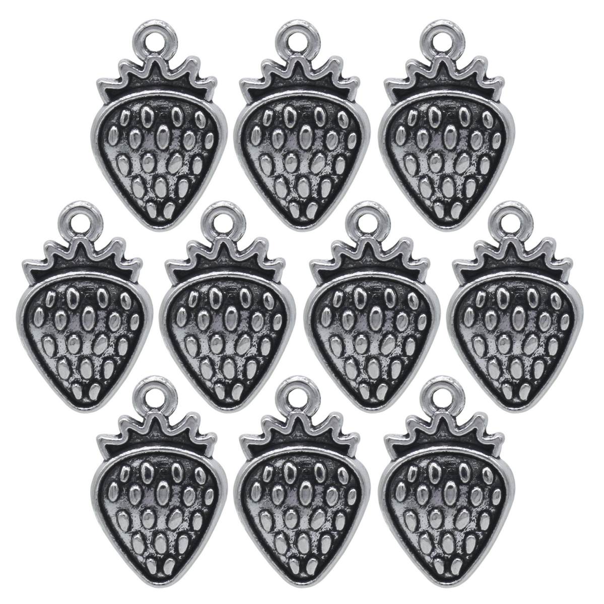 Gift To Love | Metal Craft Fitting Strawberry | Pcs : 10 Pcs | Code : MC-3594